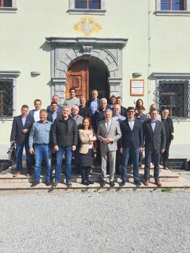 Župani s sodelavci na Dvorcu 12.4.2024